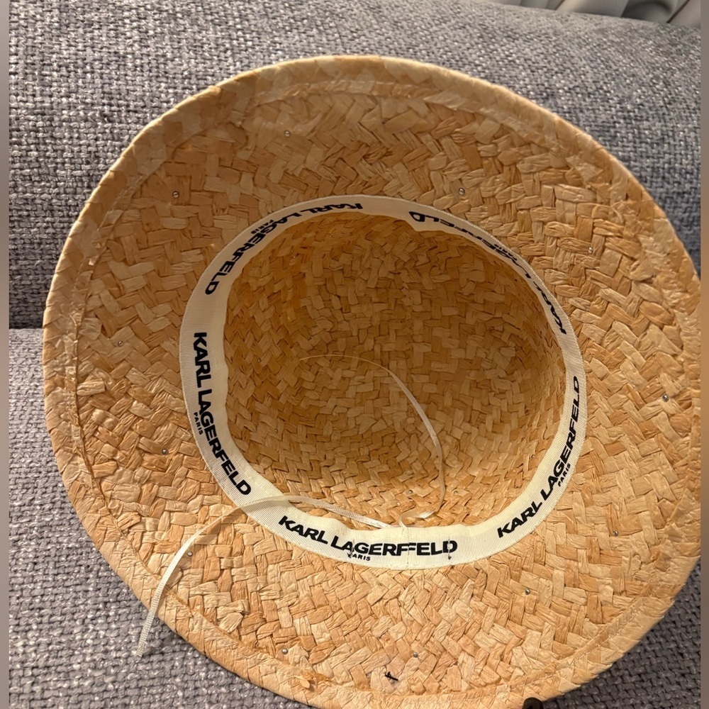 BNWT Karl Lagerfeld Paris Embellished Hat – One Size - Picture 6 of 9